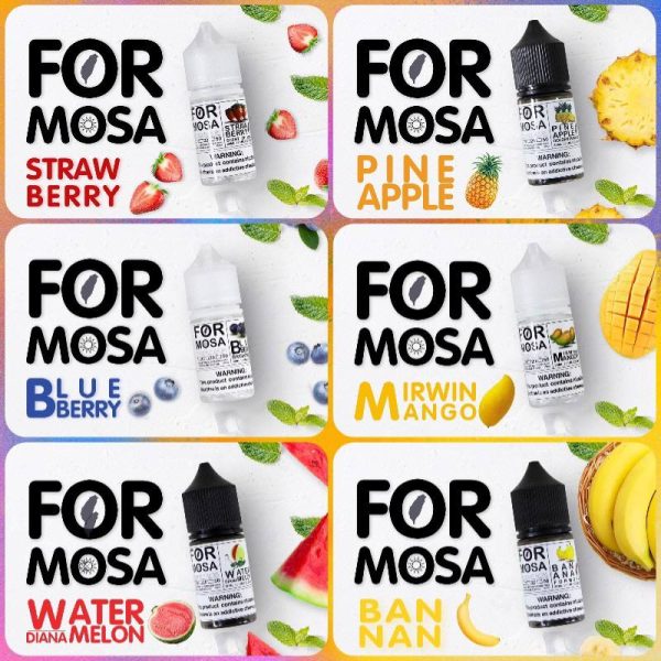 【Formosa 系列】小煙油｜30ml  濃郁果香 × 順喉霧感 × 鹽油專用配方